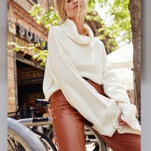 Nasty Gal Wide Sleeve Turtle Neck Sweater